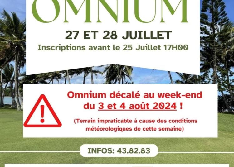 Omnium de Tina : reporté aux 3 et 4 août !