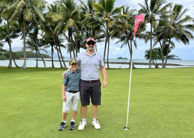 Mael, 9 ans : « On a joué -8 sur les 7 derniers trous, avec un trou-en-un ! »